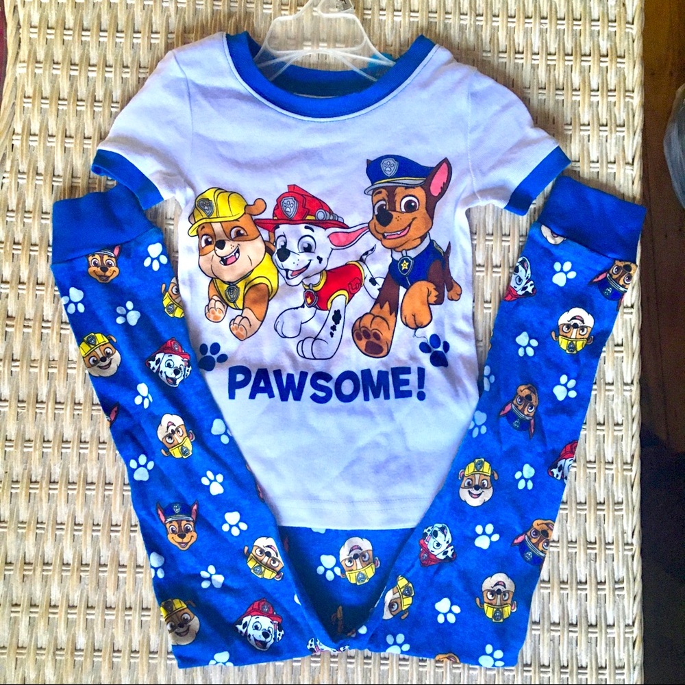 Paw Patrol 2 piece cotton pajama set!